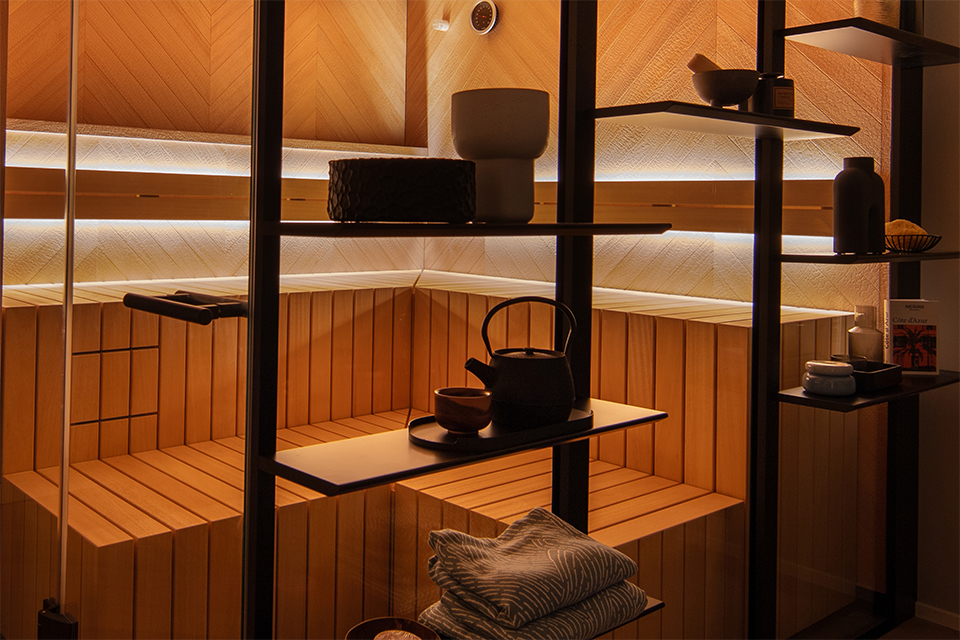 KLAFS sauna GESA nature planchetsysteem verlichting interieur kopie