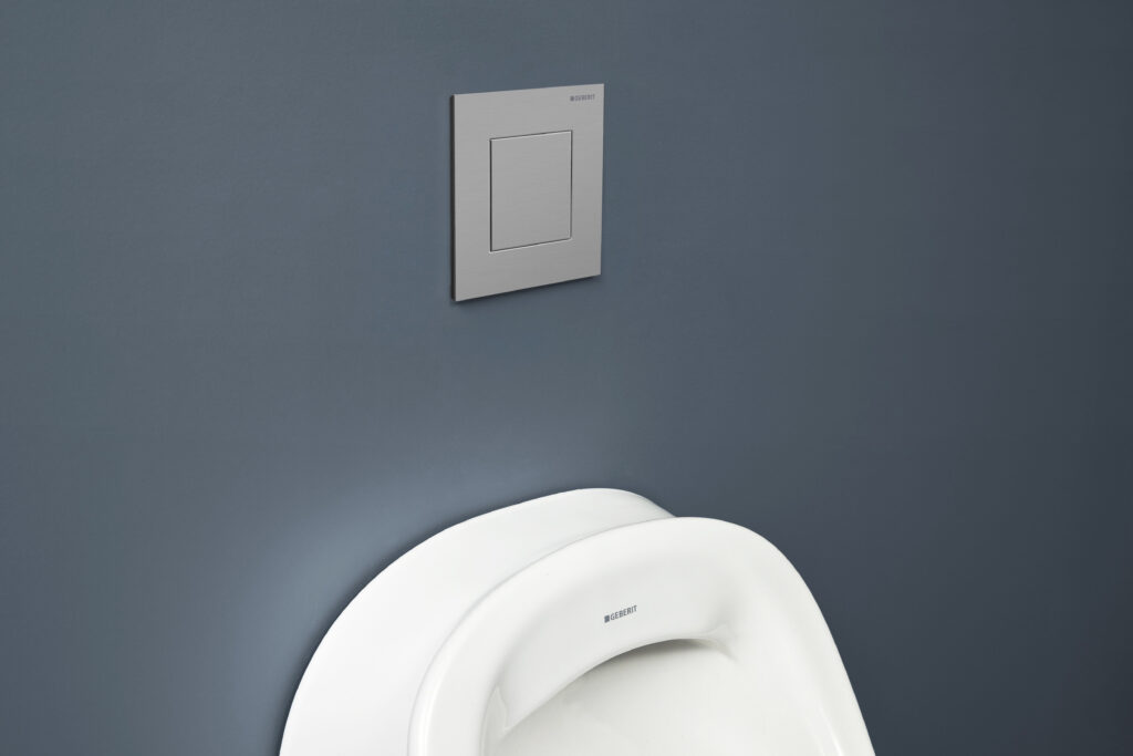 Geberit bedieningsplaat urinoir Type40 quare stainless steel