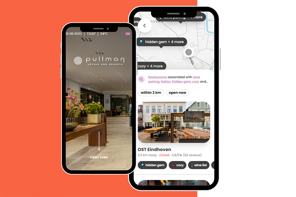 Smart, personalised city guide increases guest satisfaction at Pullman Eindhoven Cocagne 3