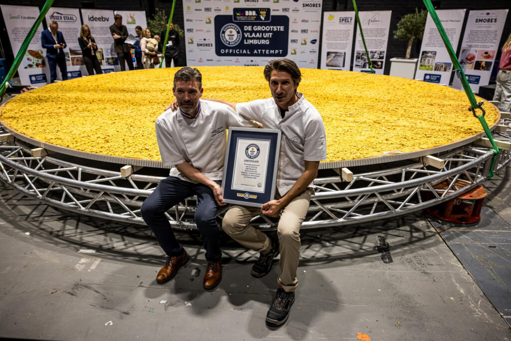 BBB Maastricht receives Guinness World Record for world's largest flan 3