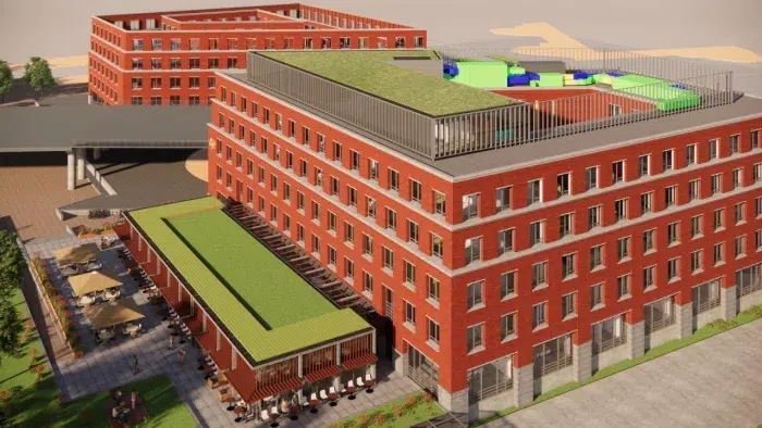 Van kantoor naar een nieuw luxe hotel 2