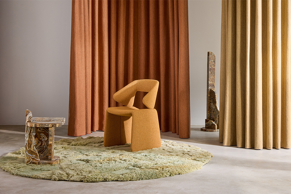 Hotel blackout curtains with a beautiful front and back 3