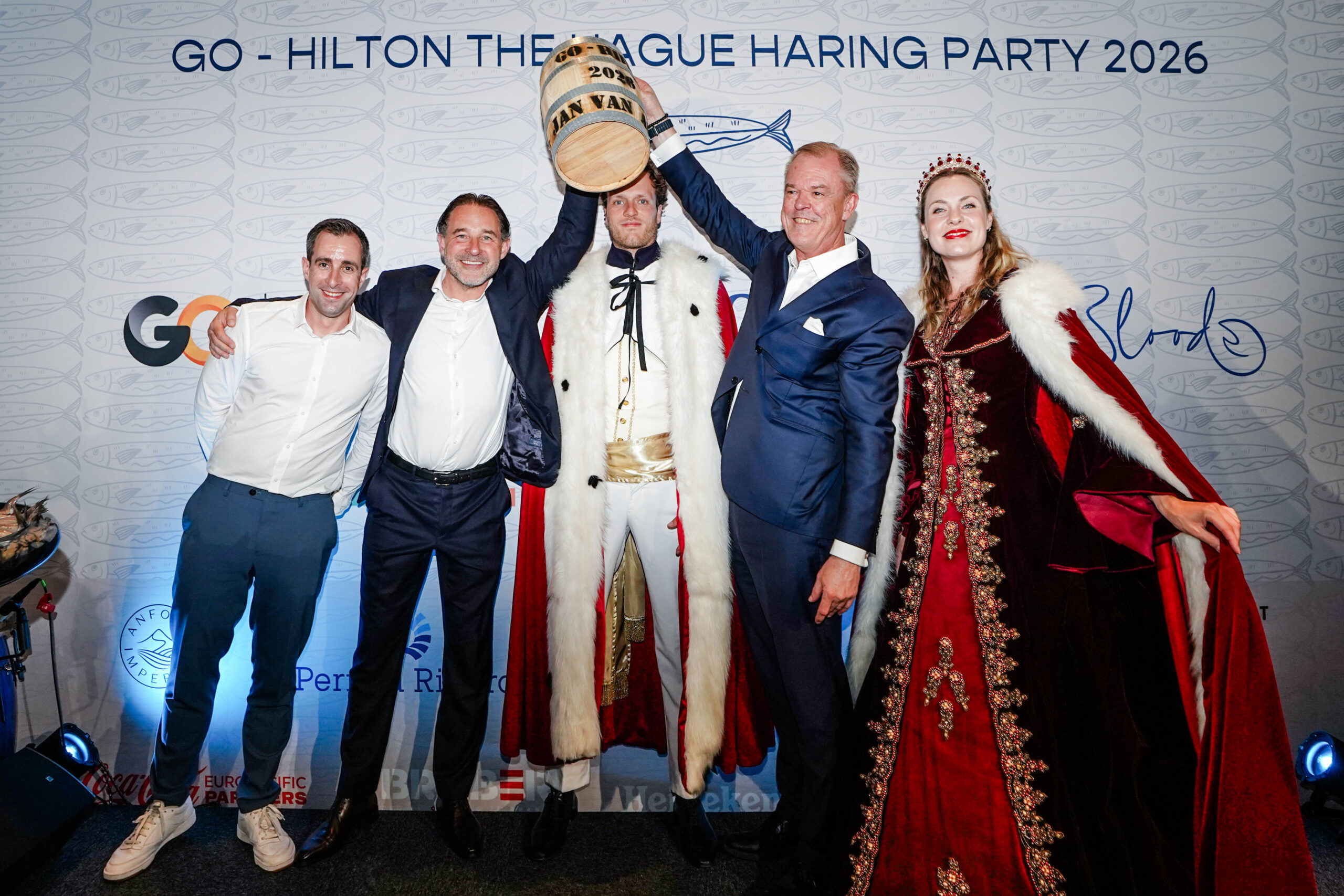 Historische aankomst van de Hollandse Nieuwe bij Hilton The Hague 1