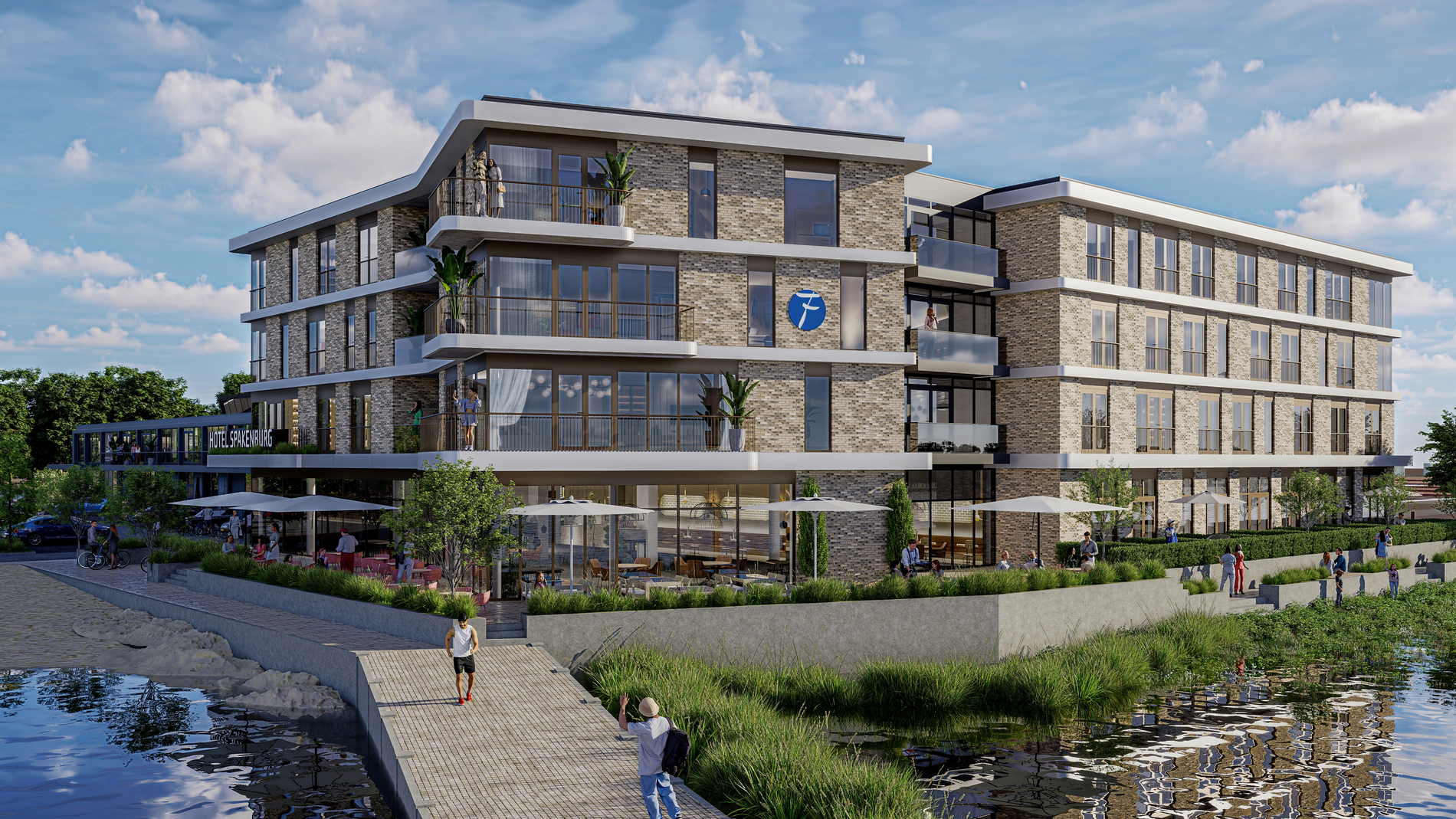 Hotel Spakenburg – Weids uitzicht op strand en water 3